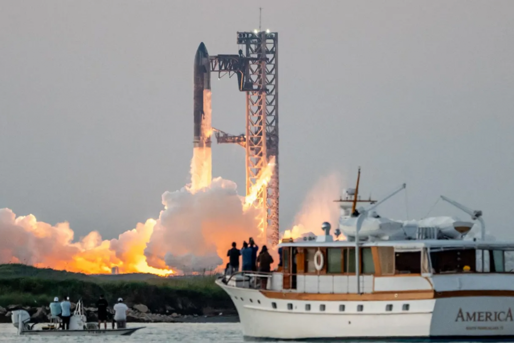 Foguete Da Spacex Realiza Manobra Sem Precedentes