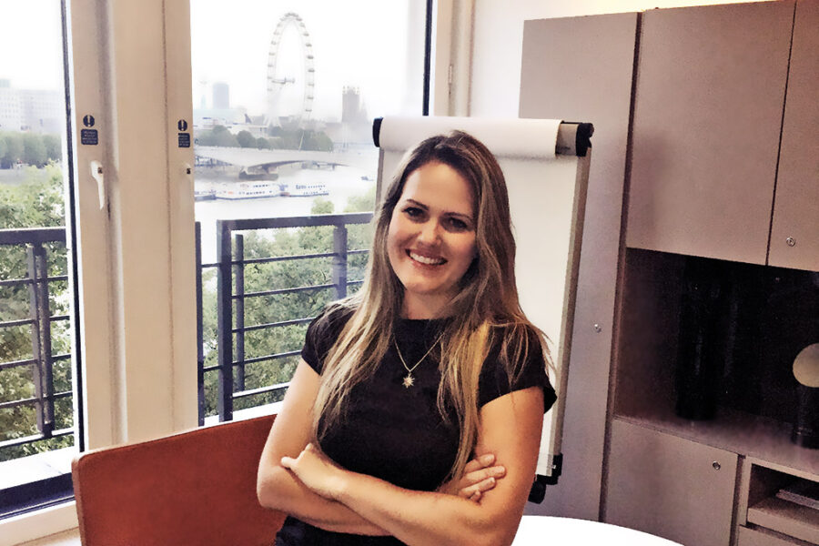 Rafaela Alves: apesar de 20 anos de uma carreira de primeira na BAT, nunca fumou (Divulgação)