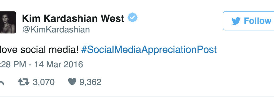 Tweet Kim Kardashian