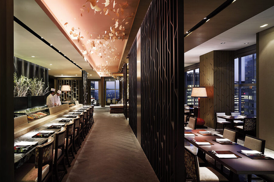 Restaurante Nadaman, também decorado por Andre Fu. (Divulgação)