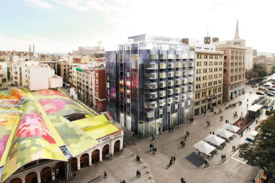 Projeto do hotel Marriott, em Barcelona  (Divulgação)