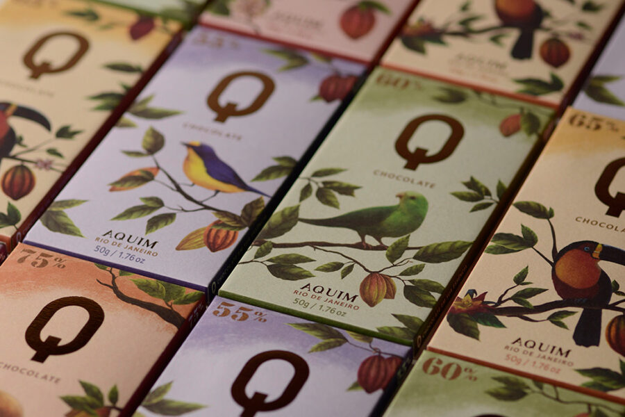 Os tabletes da Chocolate Q: (Alexandre Landau)
