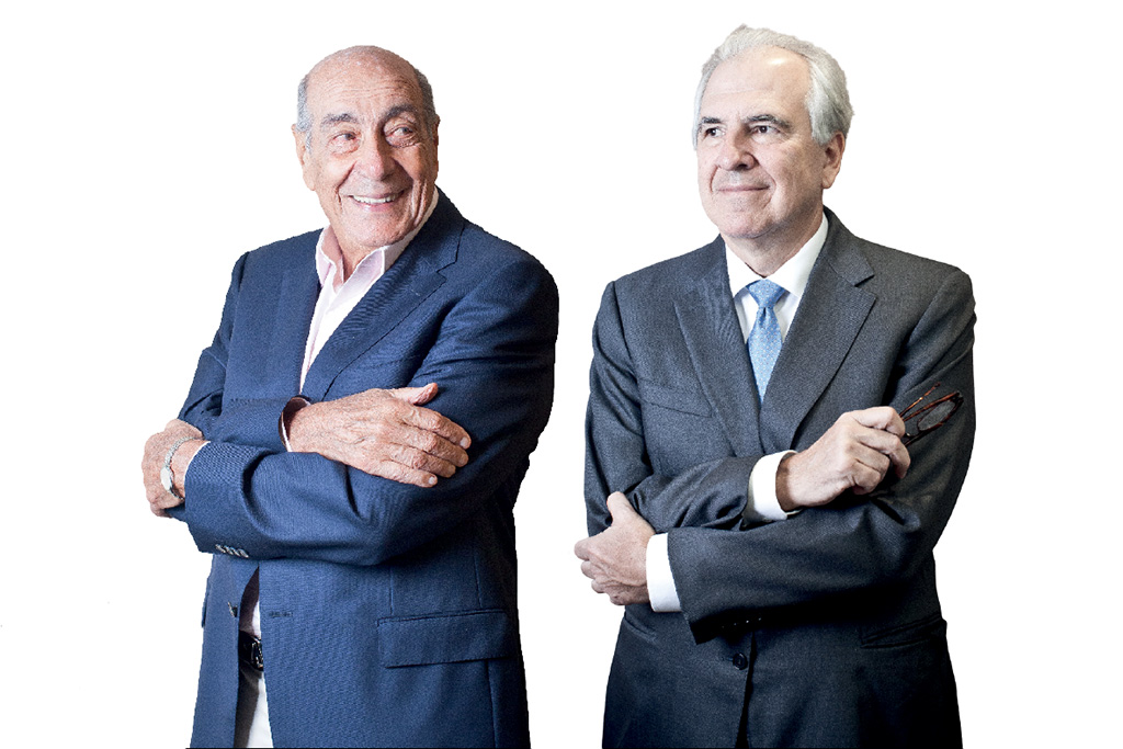 Os bilionários Ernesto Zarzur e Ruben Menin (Letícia Moreira)