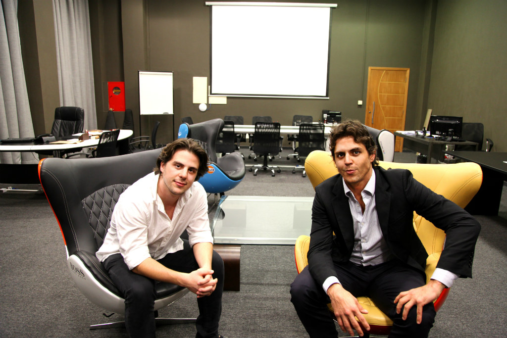 Alexis Rollemberg e Thiago Viana, cofundadores do Bluclub (Divulgação)