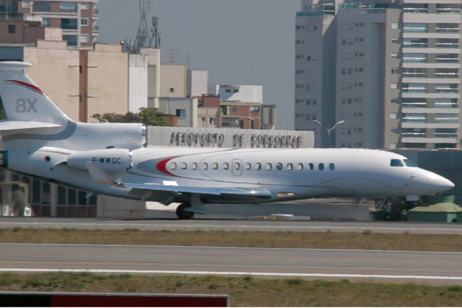 Falcon 8X foi apresentado em São Paulo (Divulgação)
