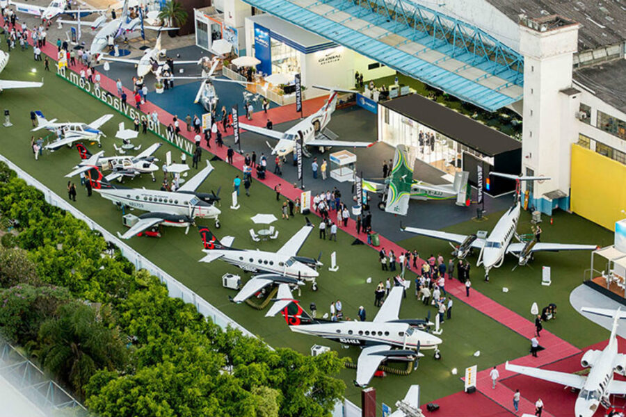 Foto aérea da Labace 2014 (Divulgação/ABAG)