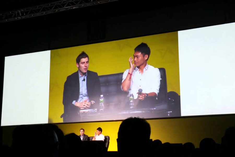 Saverin participa do Tech in Asia Singapore 2016 (Reprodução)