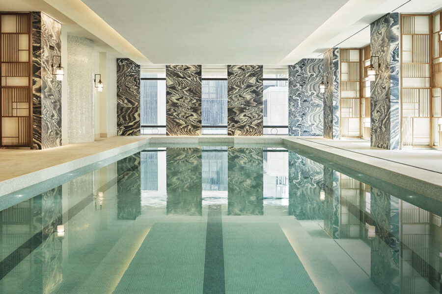 A piscina coberta tem 23 metros (Divulgação)