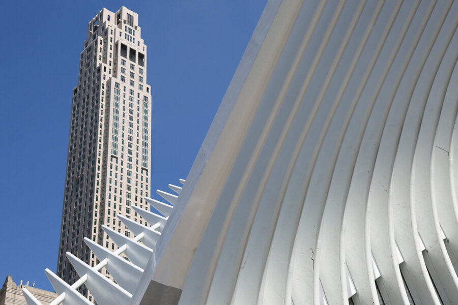 A estação de metrô assinada pelo arquiteto Santiago Calatrava fica perto da nova unidade do  Four Seasons (Divulgação)