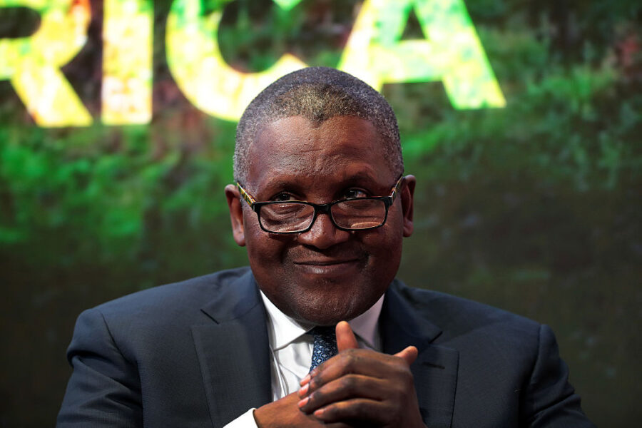  Aliko Dangote, está construindo uma montadora de caminhões em Lagos, na Nigéria, que consumirá US$ 100 milhões.