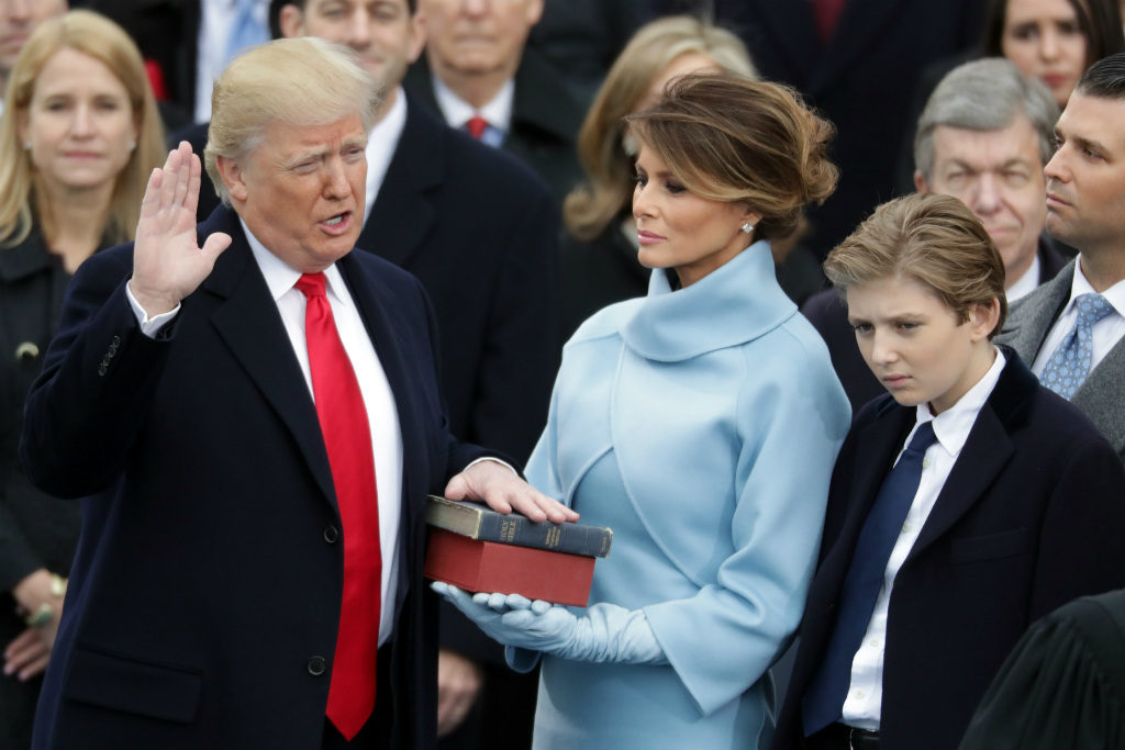 Donald Trump faz primeiro discurso como presidente dos Estados Unidos (Getty Images)