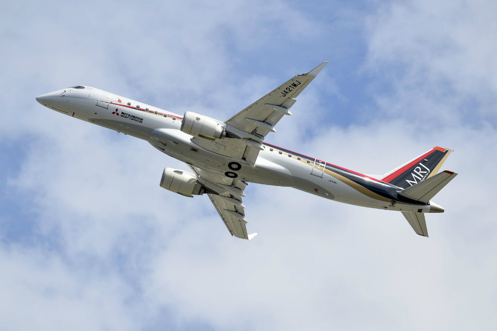 O jato de 47 milhões de dólares, com capacidade para 90 passageiros, fez um primeiro voo teste em novembro (Getty Images)