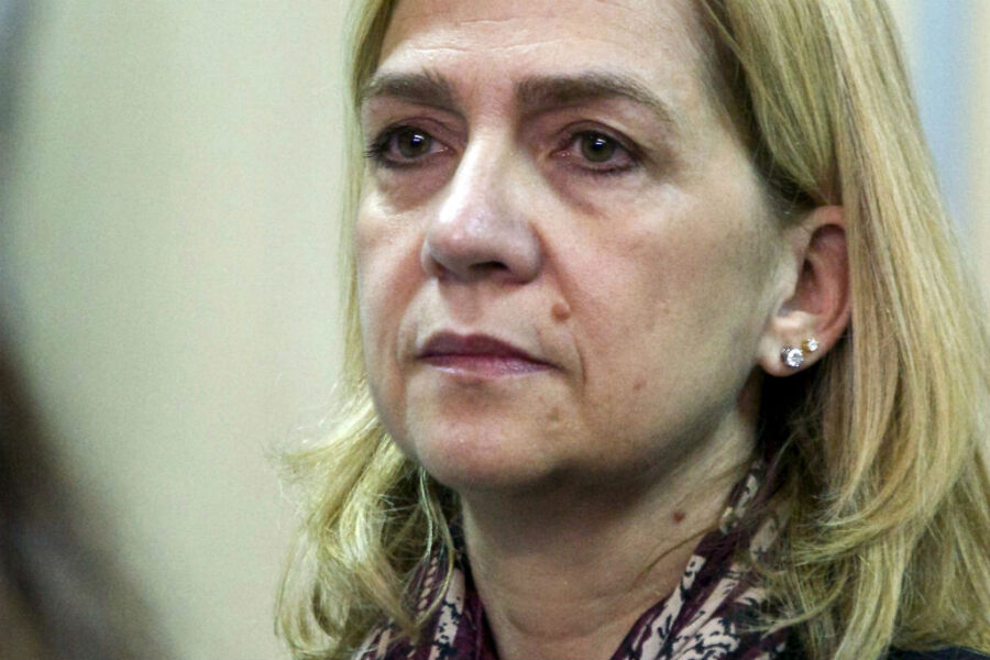 Princesa Cristina foi absolvida de acusações de cumplicidade em um caso de fraude fiscal (Reuters)
