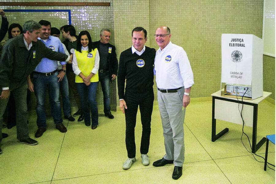 Com o governador Geraldo Alckmin: cinco conselhos (Getty Images)
