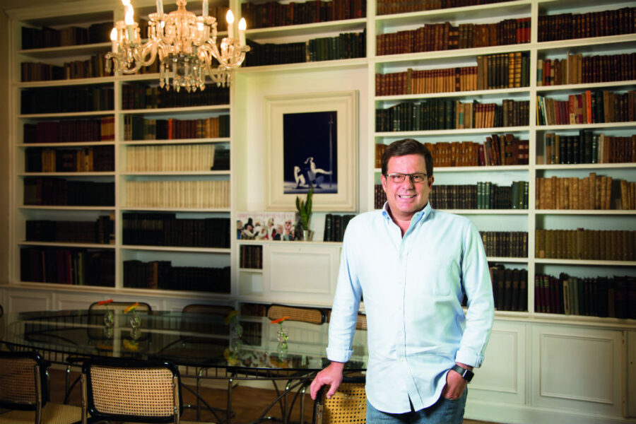 Raul Doria em sua produtora, em São Paulo (Sérgio Zacchi)