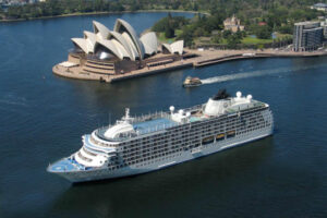 A embarcação The World