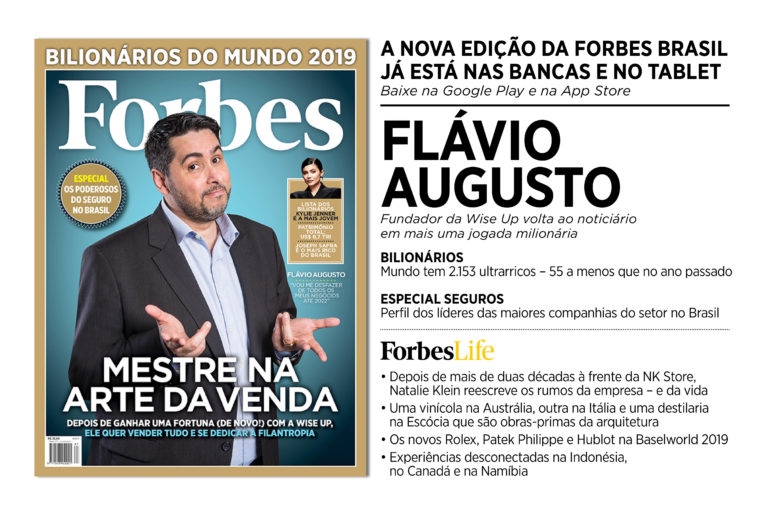 Flávio Augusto é Destaque Da Nova Edição Da FORBES Brasil