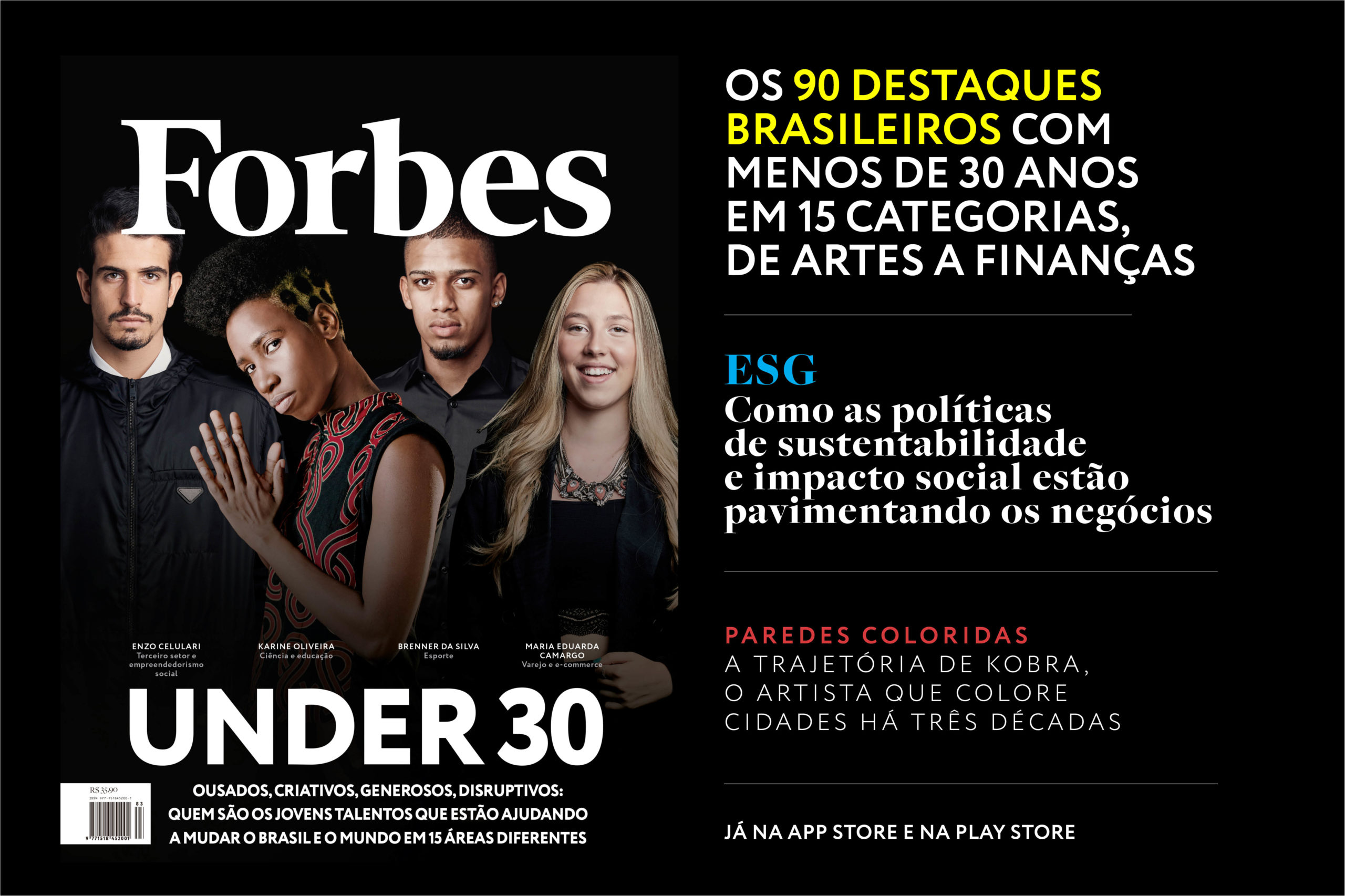 Under 30 2019: Os 90 destaques brasileiros - Forbes