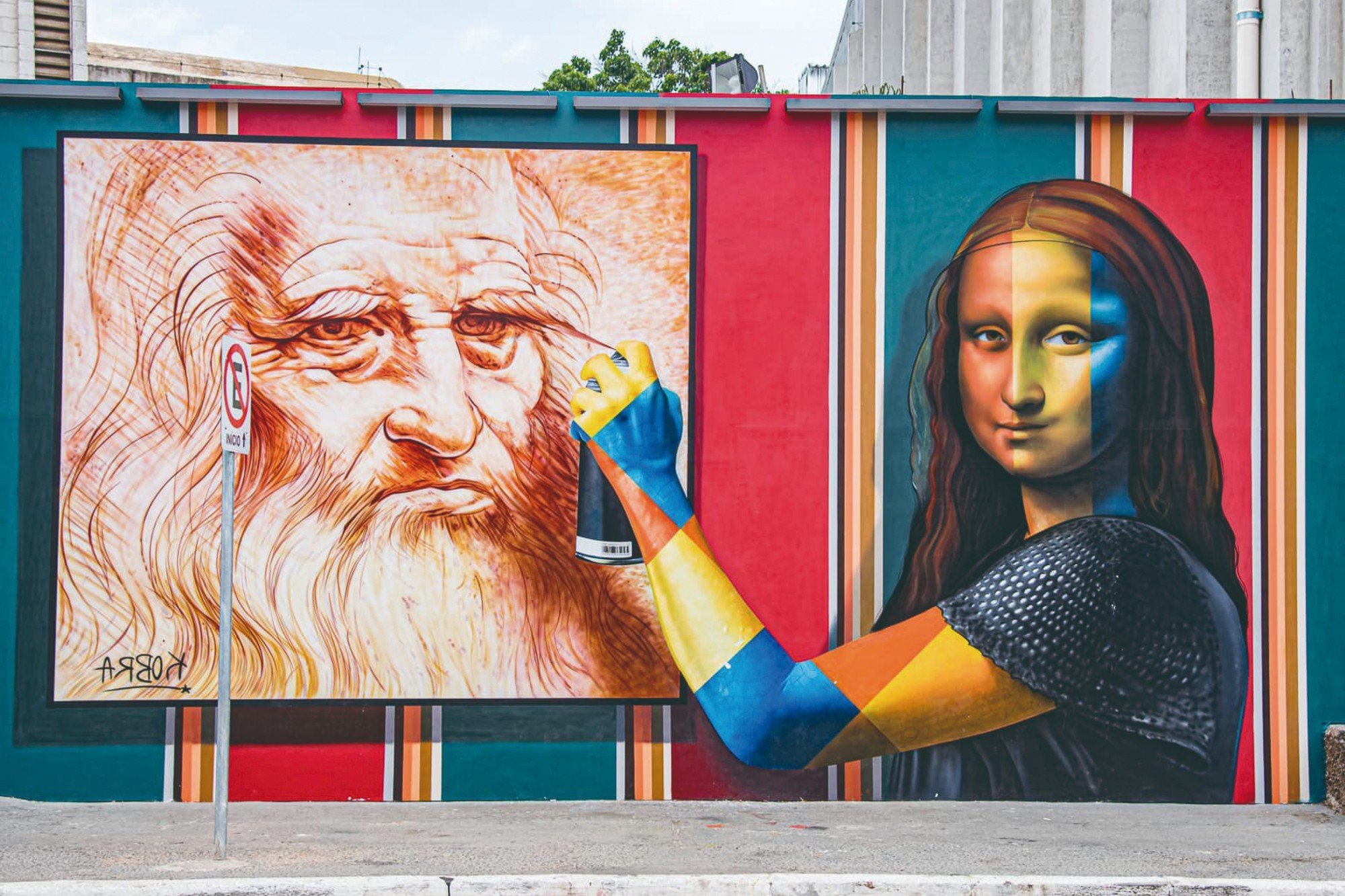 Painel Mão de Deus – Eduardo Kobra