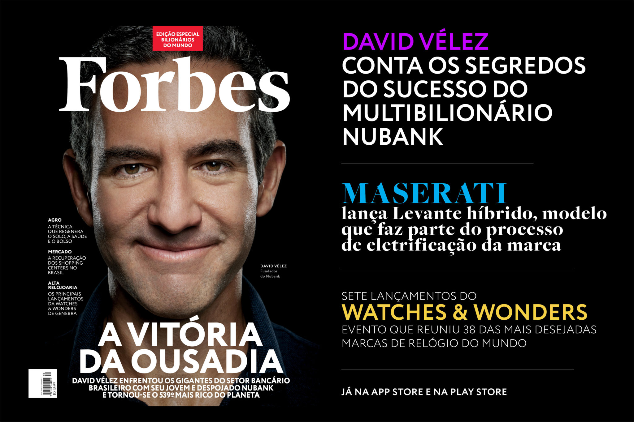 David Vélez é destaque da nova edição da Forbes Brasil Forbes