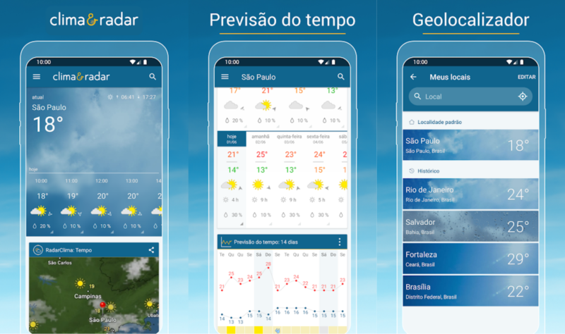 Previsão do tempo vivo° – Apps no Google Play