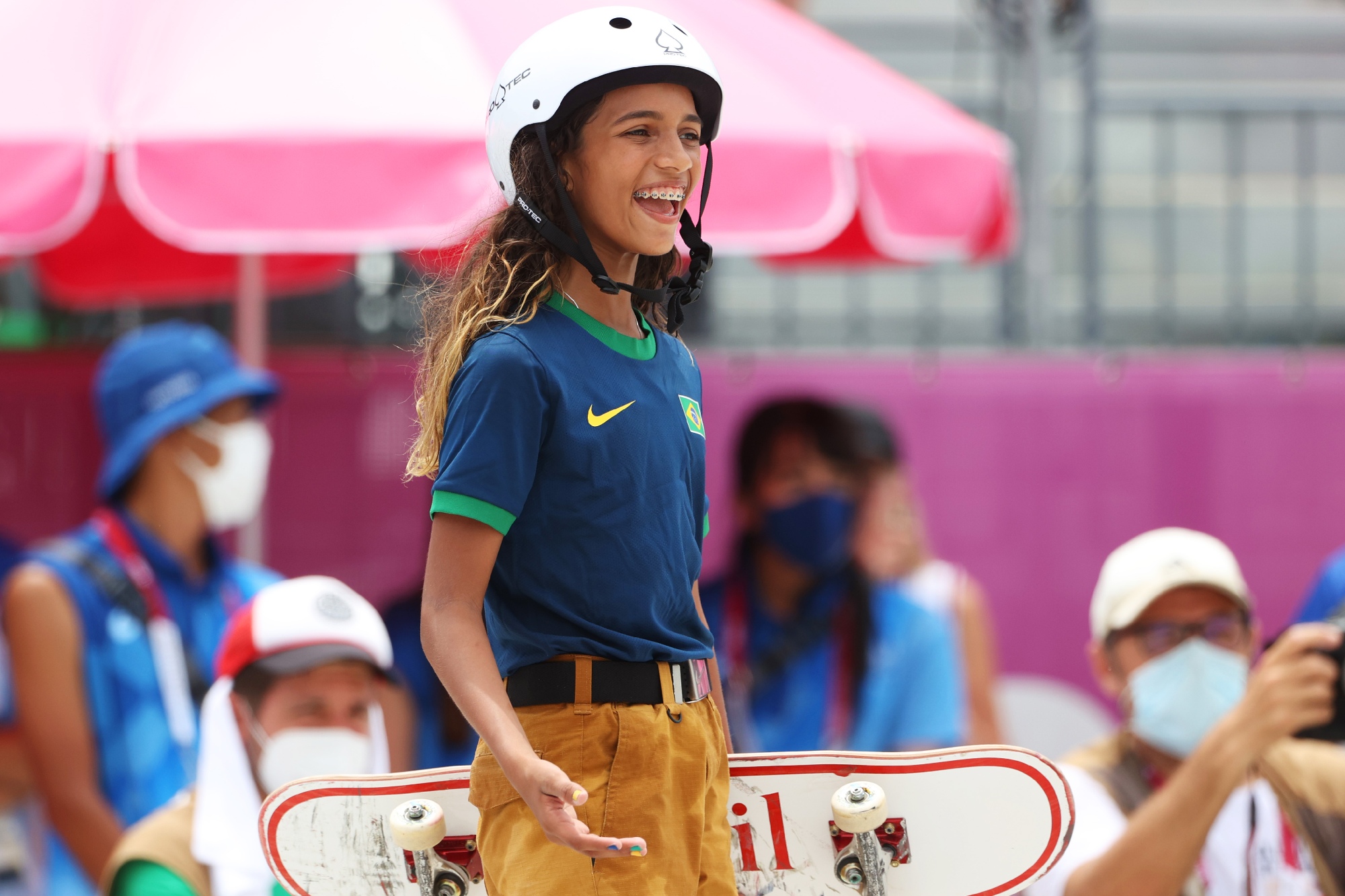 Sky, a skater de 13 anos que vai competir nos Jogos só por ″diversão