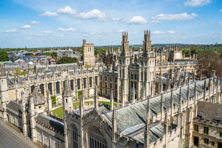 Universidade de Oxford vista de cima