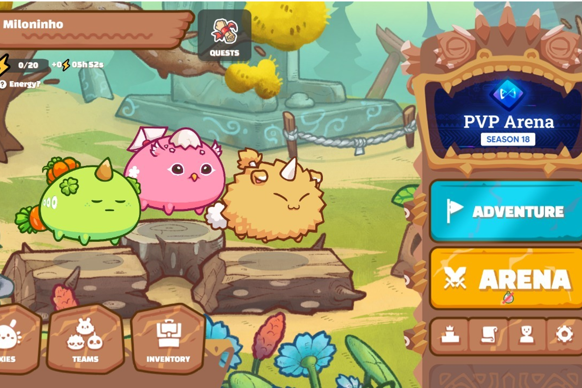 Jogos em NFT, como Axie Infinity, movimentam economia durante a