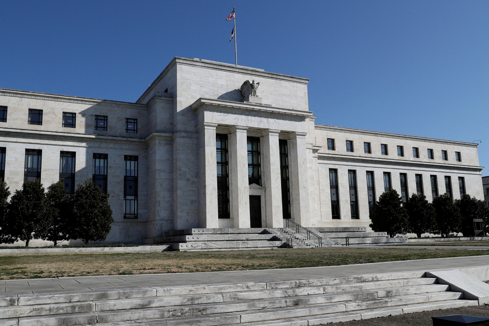 Fachada da sede do Federal Reserve em Washington, nos Estados Unidos