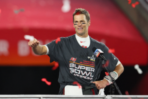 Tom Brady no Raymond James Stadium