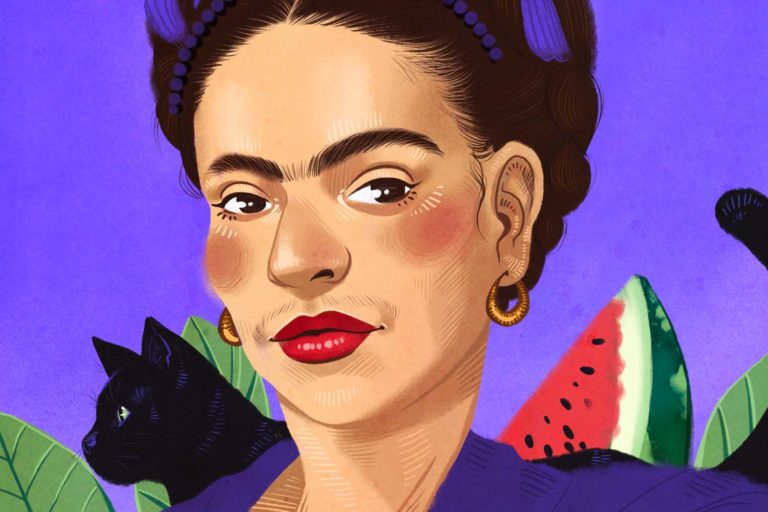 Retrato da artista mexicana Frida Kahlo