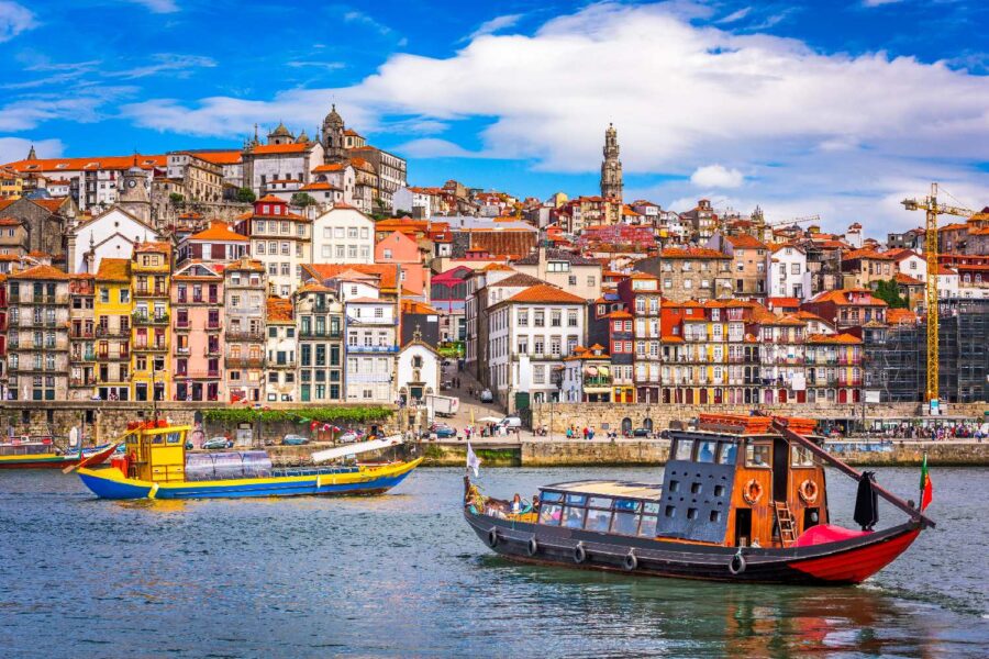 Barcos em rio de portugal