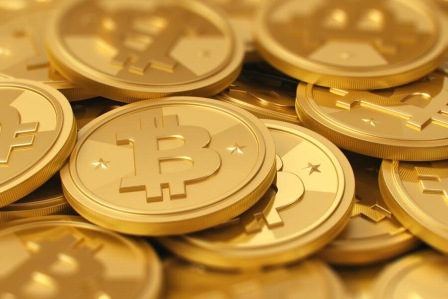 Imagem mostrando o Bitcoin