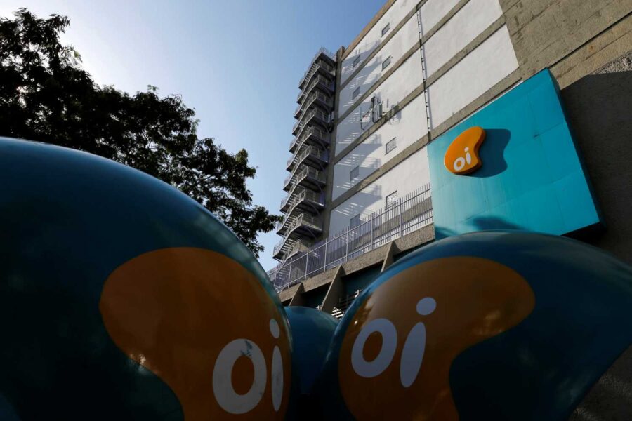 Foto mostra uma loja da Oi no Rio de Janeiro