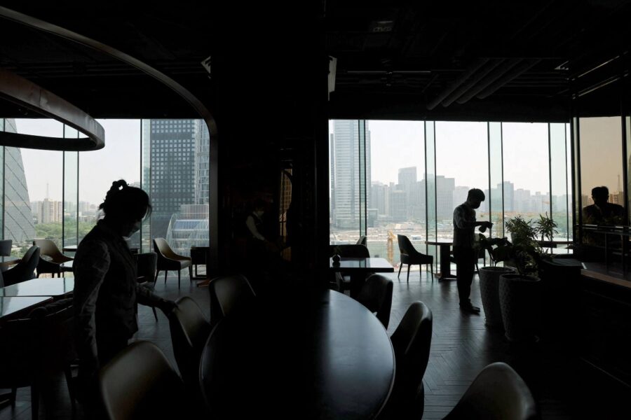 DFoto mostra trabalhadores na China