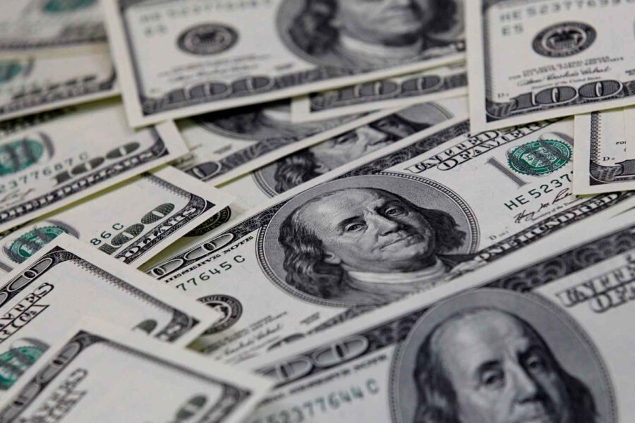 notas de dólar