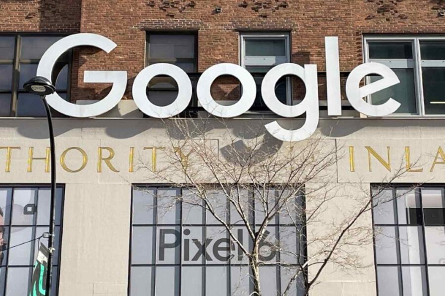 Fachada do Google em Nova York