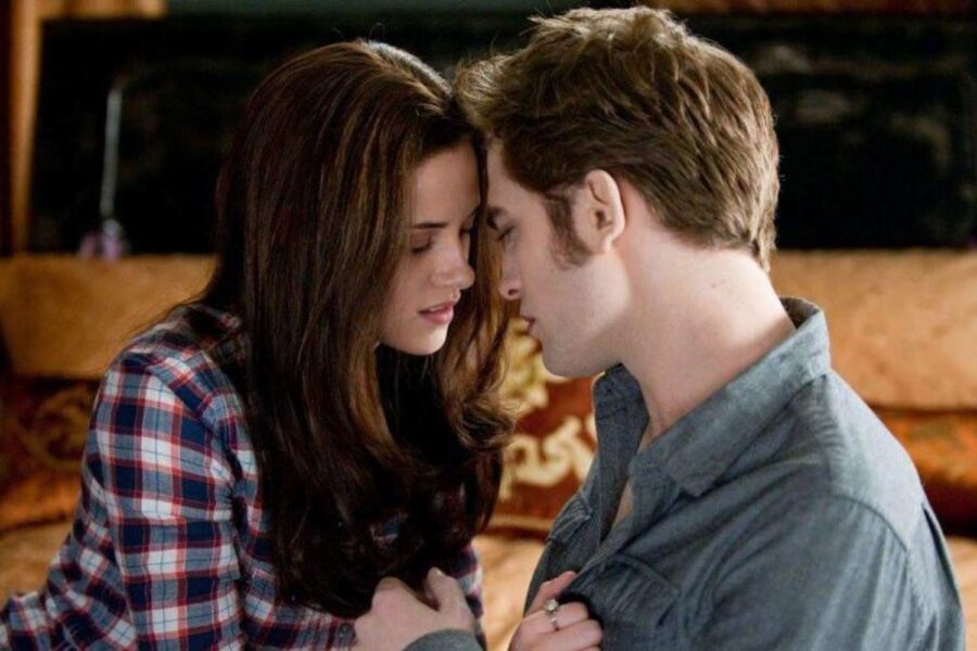 Kristen Stewart e Robert Pattinson em 'Crepúsculo'