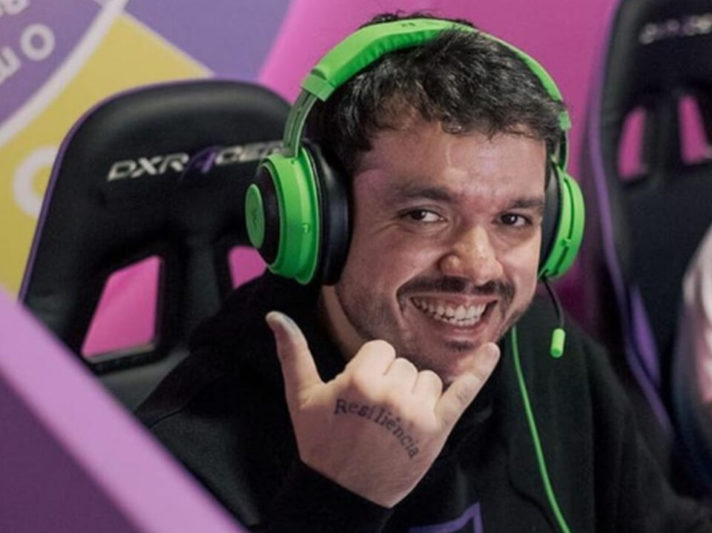 Coringa é o streamer brasileiro mais popular da Twitch no terceiro