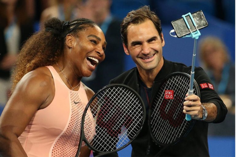 Serena Williams e Roger Federer