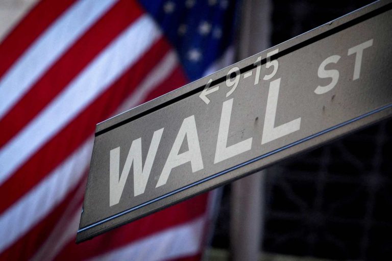 Placa de rua de Wall Street