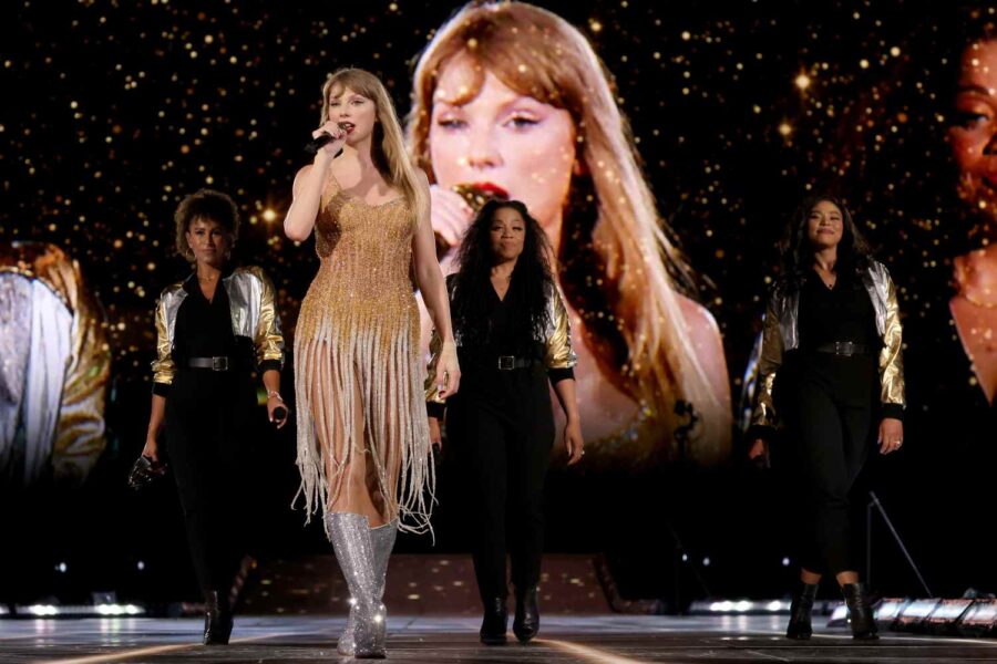 Taylor Swift em show da turnê mundial