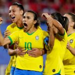 Marta comemora gol na Copa do Mundo de 2019 (Getty Images)