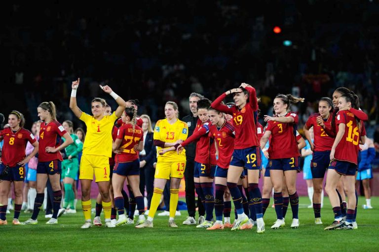 Jogadoras da seleção feminina da Espanha