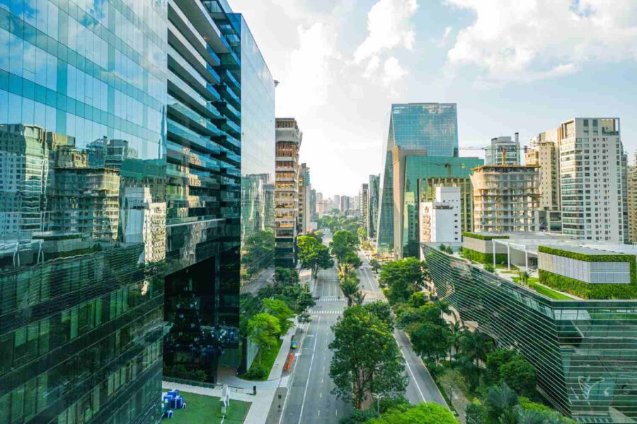 Avenida Faria Lima, no Brasil