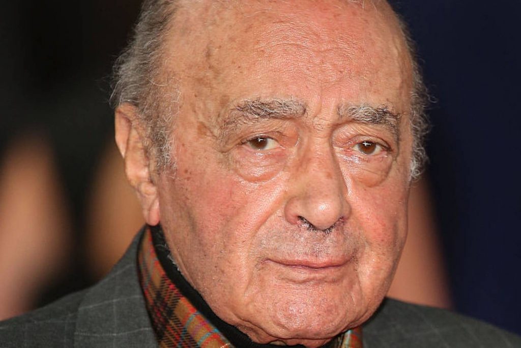 Mohamed Al-Fayed Morre Aos 94 Anos