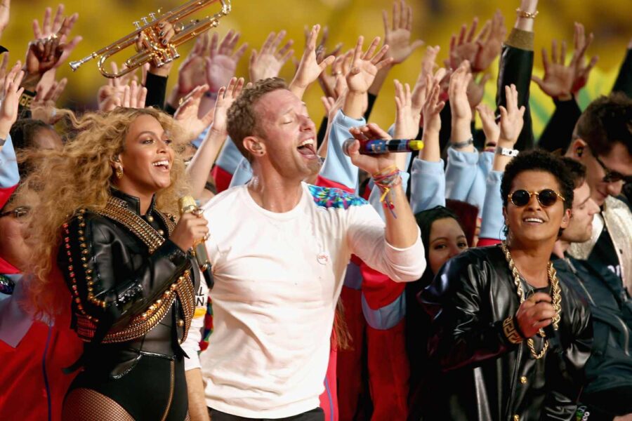 Beyoncé, Coldplay e Bruno Mars