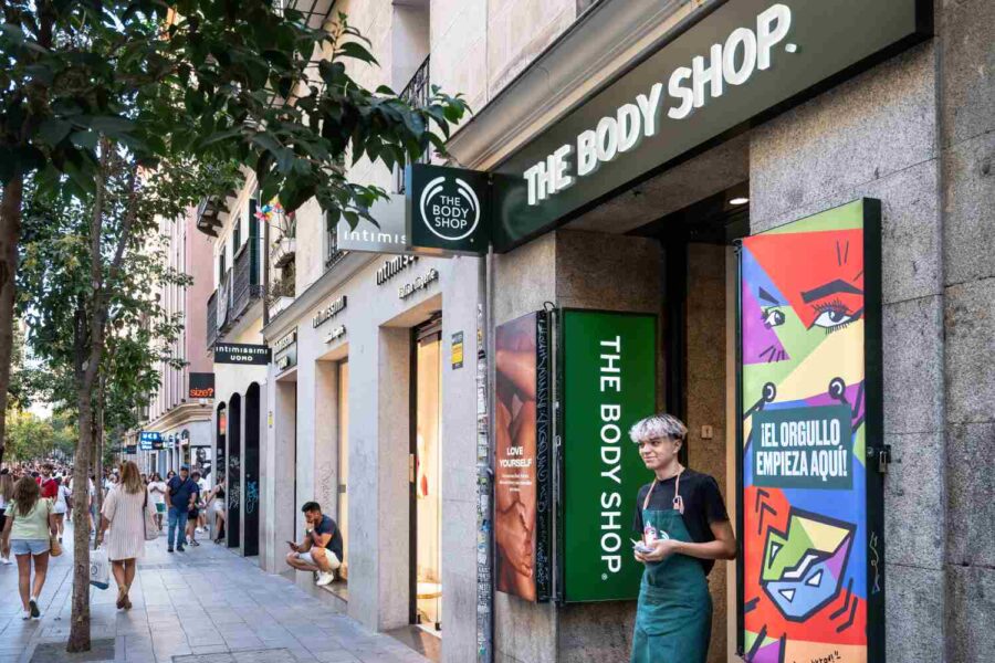 Fachada de loja da The Body Shop