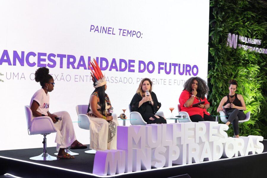 painel no evento mulheres inspiradoras
