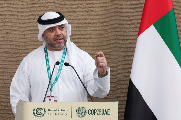Diretor geral da COP28 Majid Al Suwaidi em Dubai 